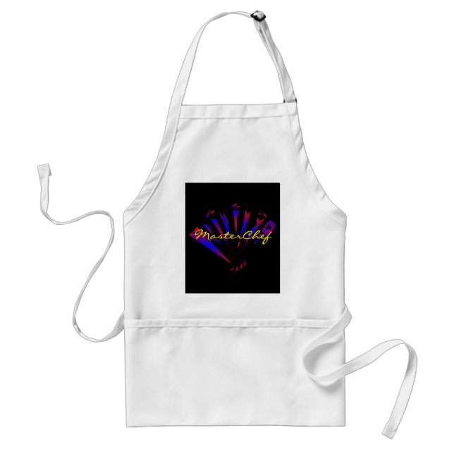 "Blue Fantasia" MasterChef Apron - Customizable (Front)