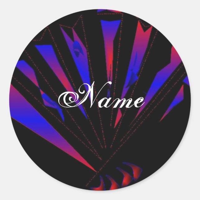 "Blue Fantasia" Sticker (Front)
