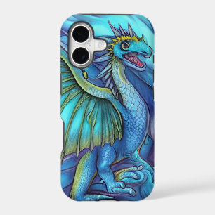 Blue Fantasy Dragon Illustration