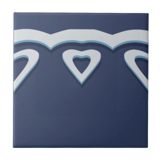 Blue Fantasy Forest Mural Woodland Border Scroll Tile