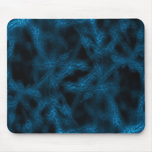 Blue fantasy pattern mouse pad (Front)