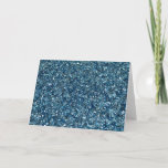 BLUE (faux) GLITTER Holiday Card<br><div class="desc">BLUE (faux) GLITTER PRODUCTS for HOLIDAYS or Any Day!

Customize as you like!

LOWEST PRICES ON ZAZZLE!

Questions? Regella@Rocketmail.com</div>