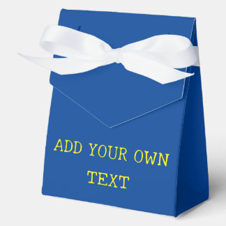 Blue  favor box