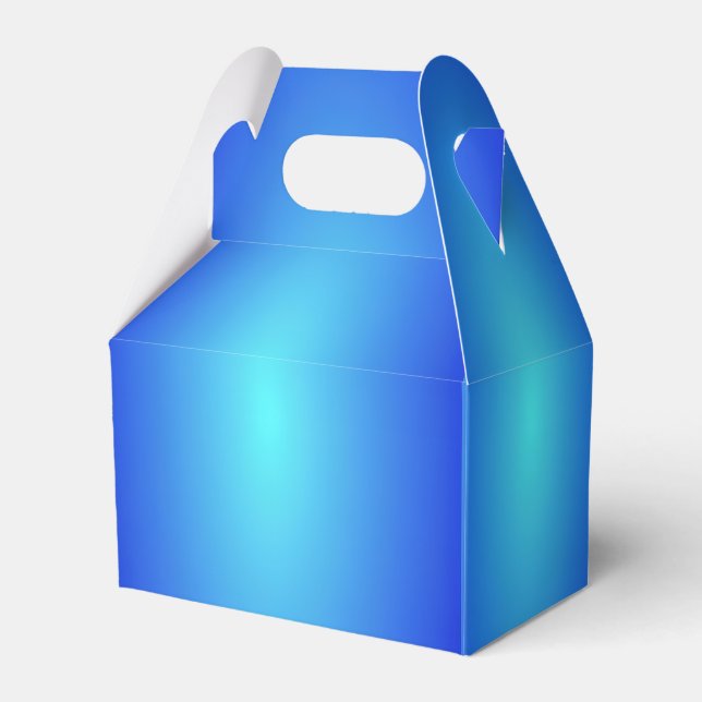 Blue Favor Box (Front Side)