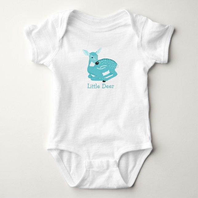 Blue Fawn Baby Bodysuit (Front)