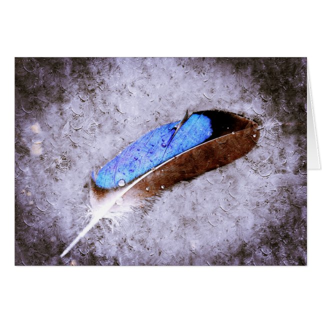 Blue Feather (Front Horizontal)