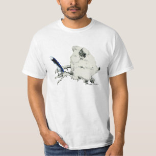 Blue Feather Adult Male T Shirt