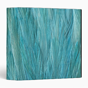 Blue Feathers Binder