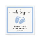 Blue Feet Baby Boy Shower