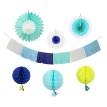 Blue Festive Garland Party Kit