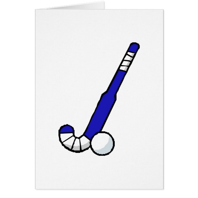 Blue Field Hockey Stick (Front)