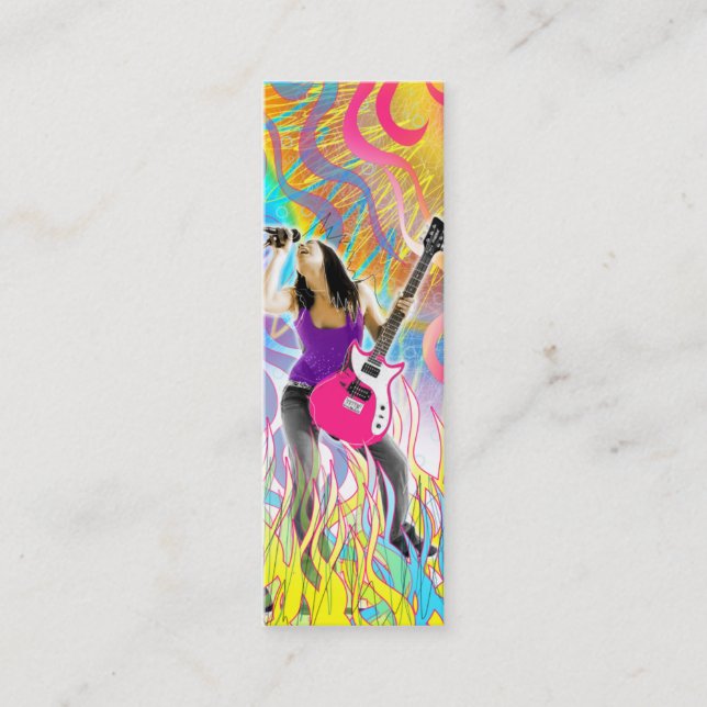 Blue Fire - Skinny Card (Front)