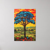 Blue Fire Tree
