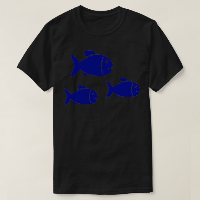 Blue Fish 14 T-Shirt (Design Front)