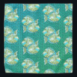 Blue Fish Bandana<br><div class="desc">Blue Fish Bandana by ArtMuvz Illustration.  Matching Blue Fish apparel,  fishing t-shirts,  fisherman gifts.</div>