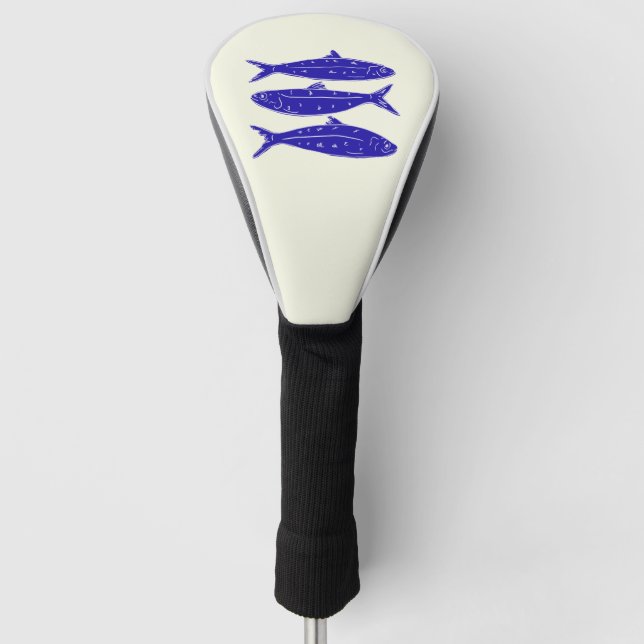  Blue Fish Italy inspired  Golf Head Cover (Front)