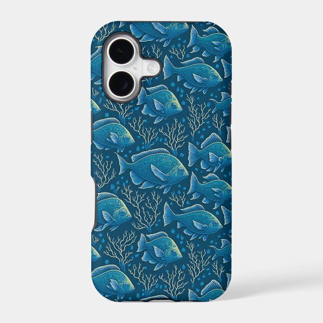 Blue Fish Pattern (Back)