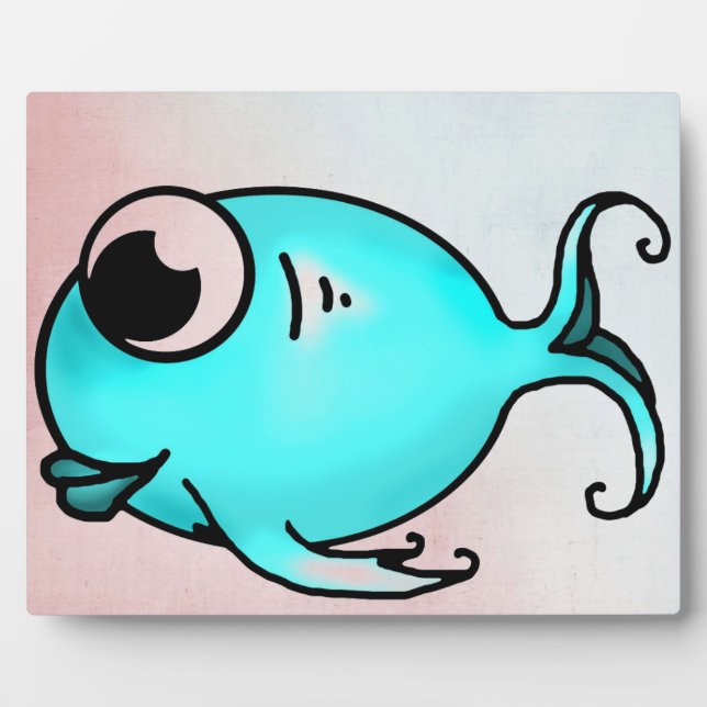 Blue Fish Plaque (Front)