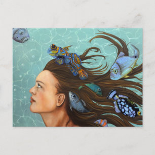 Blue Fish Postcard