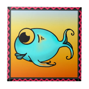 Blue Fish Tile