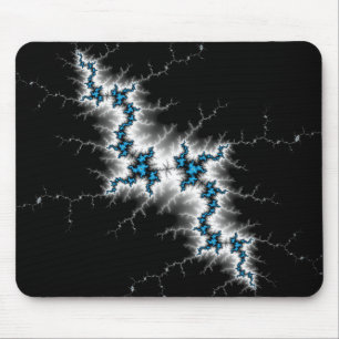 Blue Fissure Mouse Pad