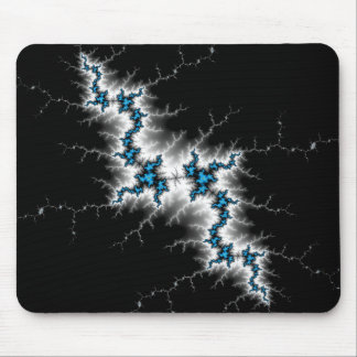Blue Fissure Mouse Pad