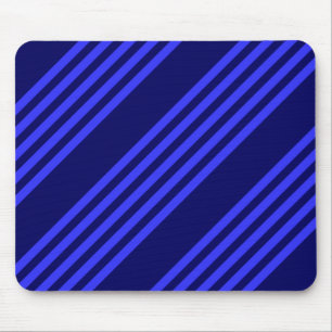Blue five stripes pattern mouse pad