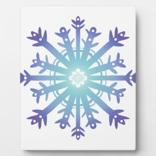 Blue Flake II Plaque