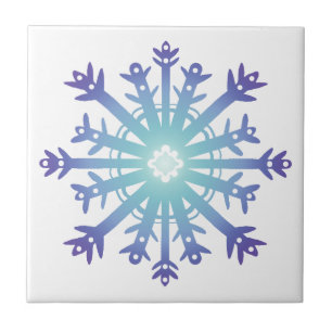Blue Flake II Tile