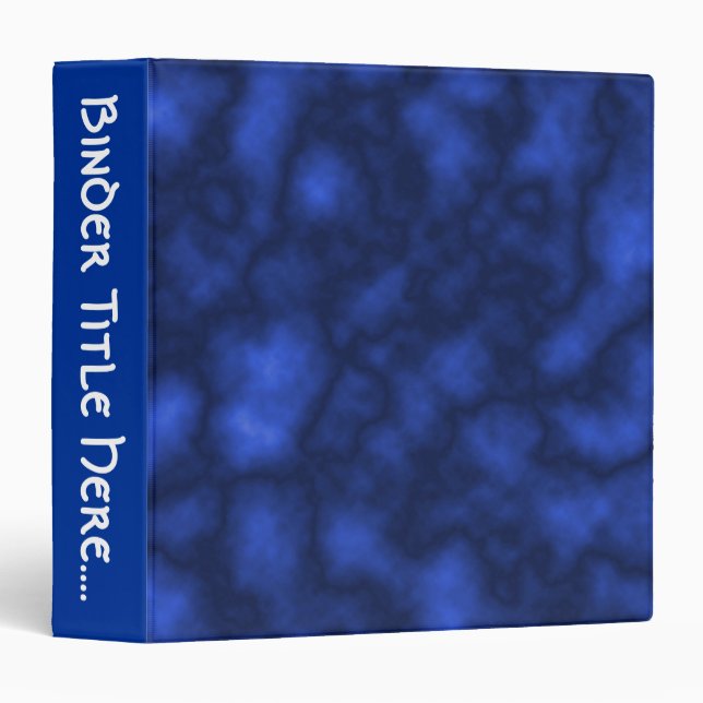 Blue Flame 1.5" Binder (Front/Spine)