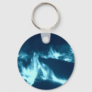 Blue Flame Keychain