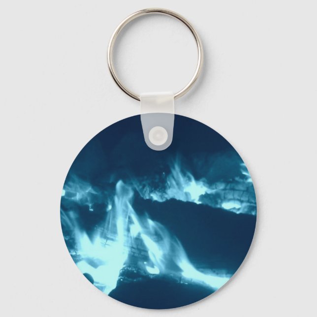 Blue Flame Keychain (Front)