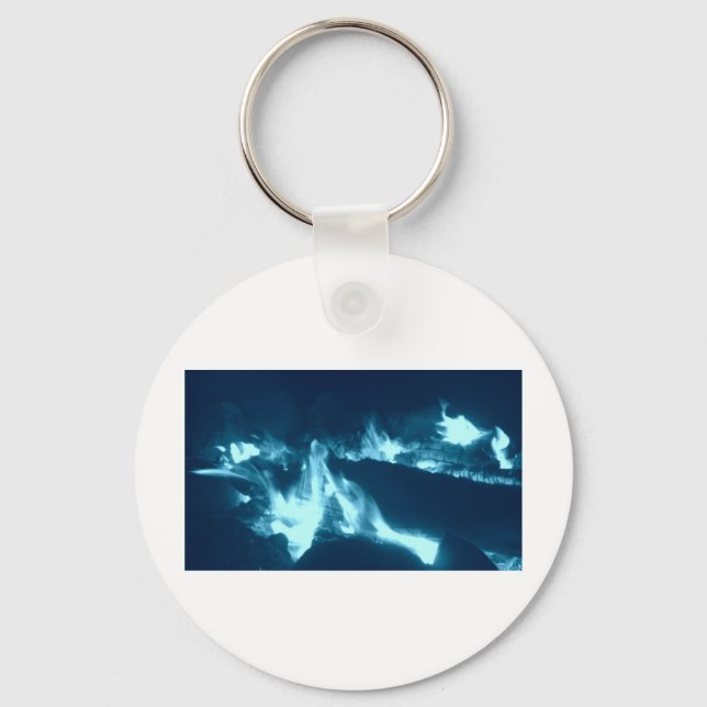 Blue Flame Keychain (Front)