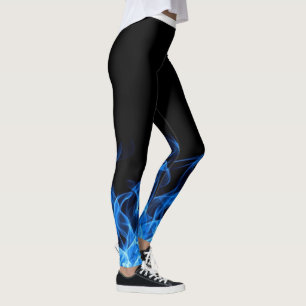Blue Flame Leggings