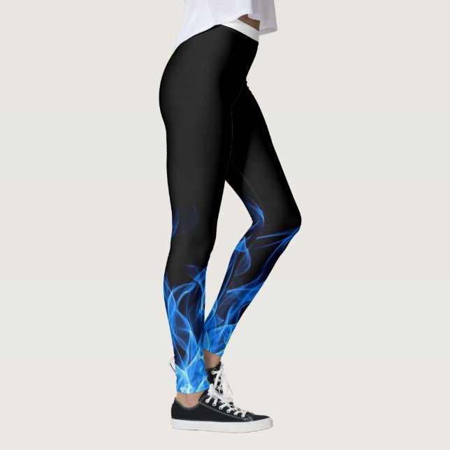 Blue Flame Leggings (Right)