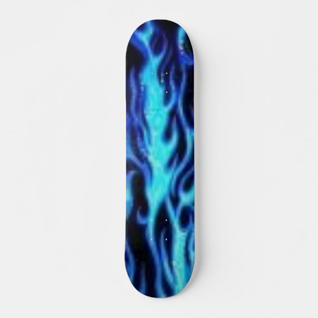 blue Flame Skateboard (Front)