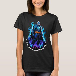 Blue Flame Vigilante – Knight of the Neon Night T-Shirt