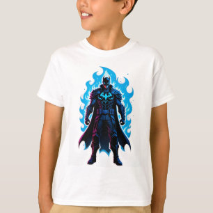 Blue Flame Vigilante – Knight of the Neon Night T-Shirt