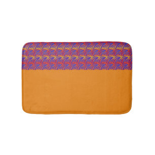 Blue Flames Bath Mat