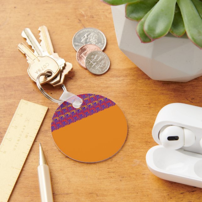 Blue Flames Keychain (Desk)