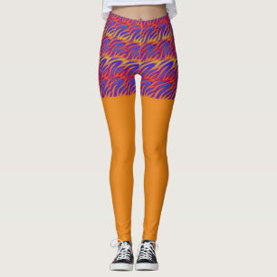 Blue Flames Leggings