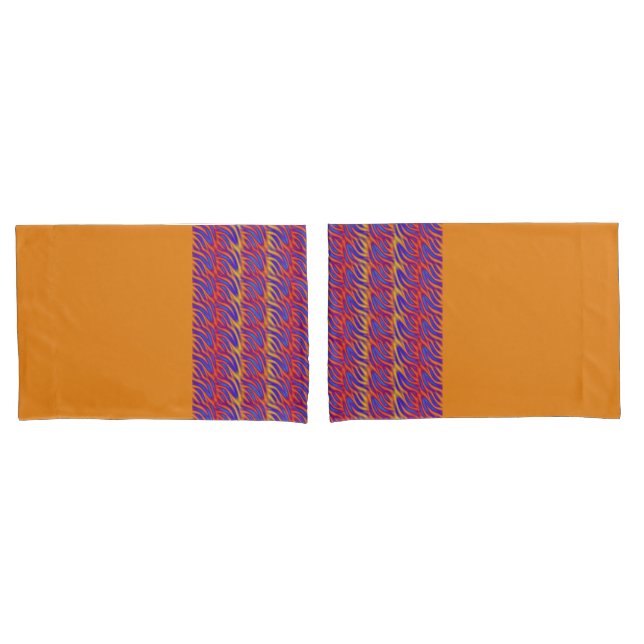 Blue Flames Pillowcase (Front-Set)