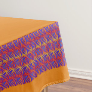 Blue Flames Tablecloth