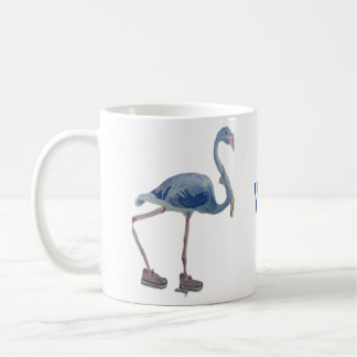 Blue FLAmingo mug Vote Harris 2024