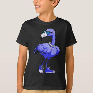Blue Flamingo Pearls Comma La Kamala Harris 2024 T-Shirt