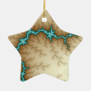 Blue Flash Christmas Ornament