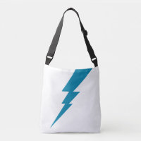 Blue Flash Lightning Bolt