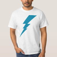 Blue Flash Lightning Bolt