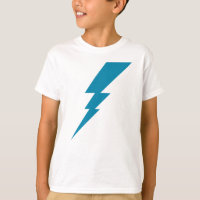 Blue Flash Lightning Bolt