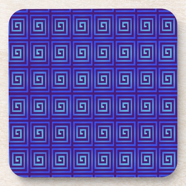 blue flashes coaster (Front)